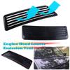 Universal Car Air Flow Intake Scoop Hood Bonnet Decorative Vent Cover Kit New