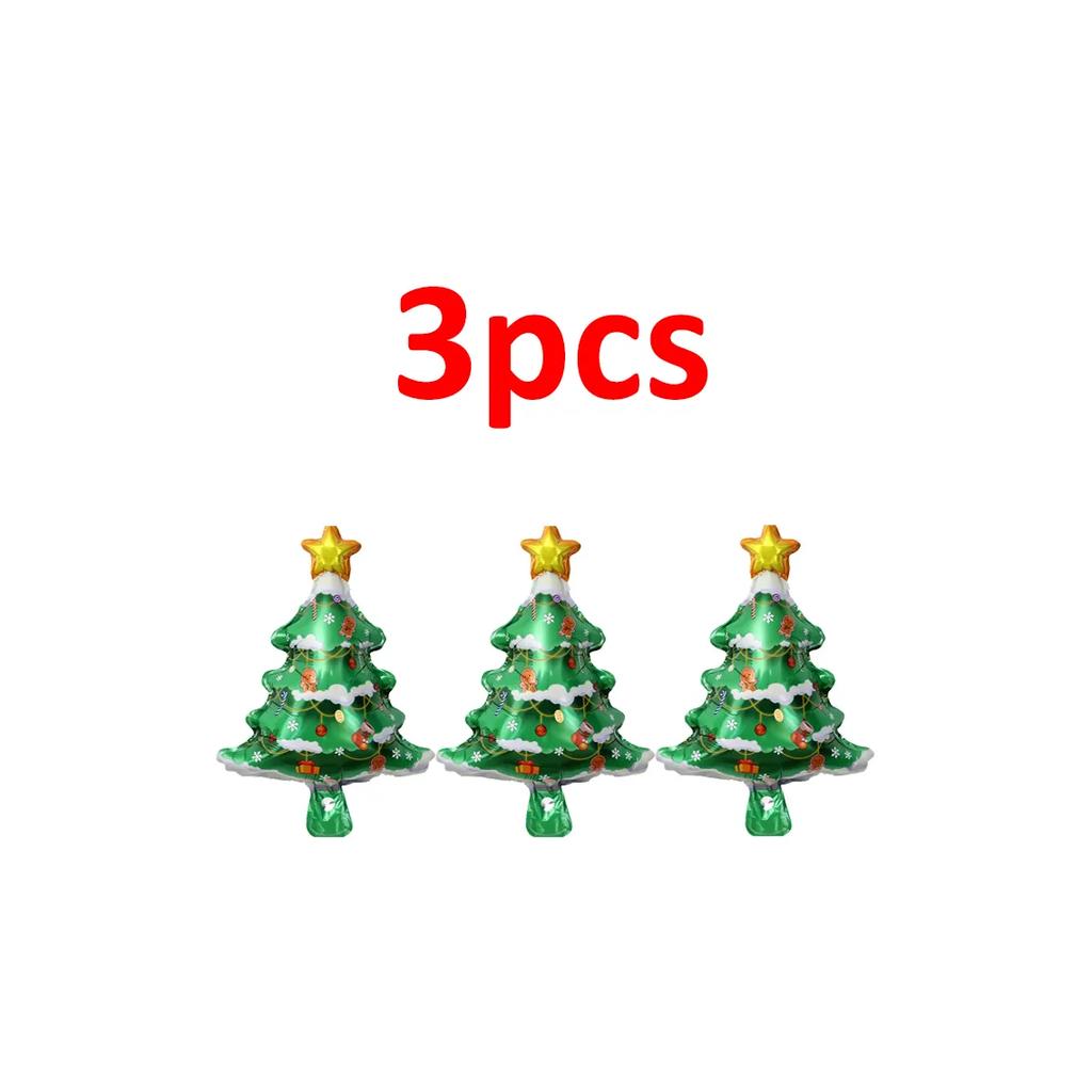 1-12 ks Vánoční hliníkové fóliové balónky Santa Claus sněhulák los balónkové tyčinky vánoční ozdoby na stromeček dětské hračky festivalové dekorace na párty