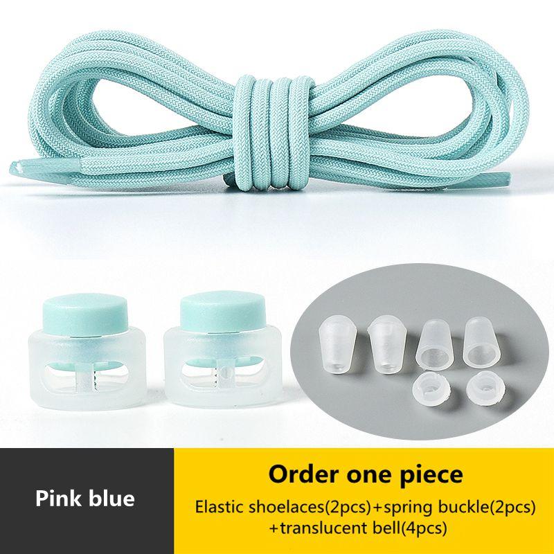 Elastic Round Lock Shoe Laces No Tie Shoelace Children's Sneakers Shoelaces Without Ties Kids Adult Laces for Shoes Shoestrings
