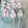 2 Pieces Beautiful Bow Silicone Charger Cable Protective Cover Cable Holder Clip Anti-break Transparent Cord Cover Wrap