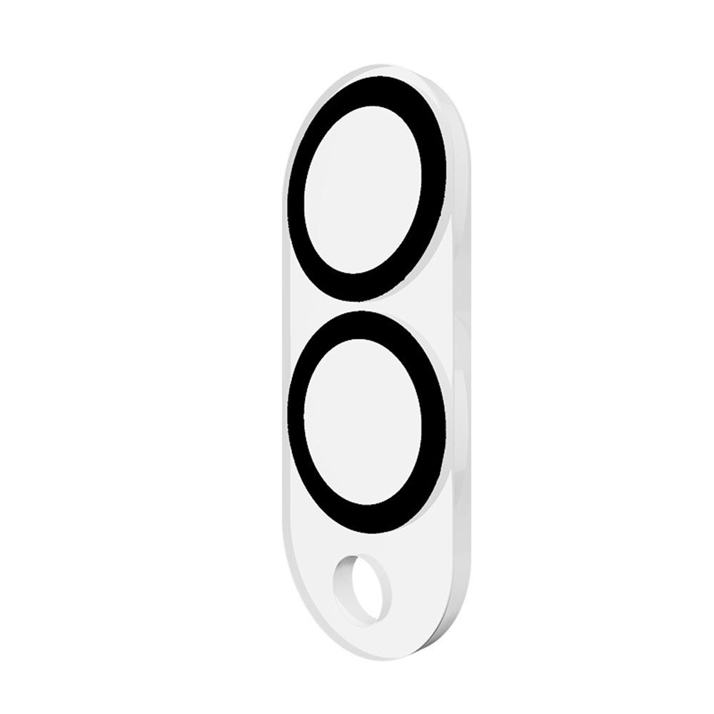 RURIHAI For Samsung Galaxy S25 Edge Camera Lens Protector Clear Black Circle 3D High Aluminum-Silicon Glass Lens Film