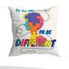Autism Acceptanc pillowcase casual style decoration, suitable for home decoration (excluding pillow core)
