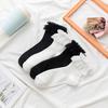 1 Paar Mittelhohe Socken Damen Japanische Spitze Spitze Lolita Weiß Lolita Prinzessinnen-Socken