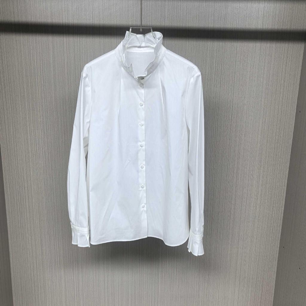 Wardrobe 980+: Heiress-Style French Ruffle Stand Collar Shirt & Vest Dress Set