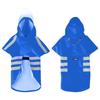 Dog Raincoat Reflective Two-legged Hooded Waterproof Windproof Pet Rain Jacket Small Medium Large Dogs