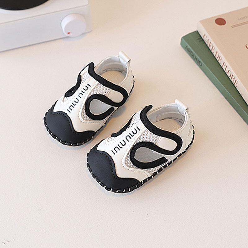 Baby Toddler Soft Sole Shoes With Hook And Loop For Summer Play