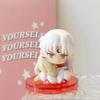 4Pcsset Anime Inuyasha Figure Toy Kikyo Sesshoumaru Higurashi Kagome Cartoon Doll  Gift