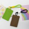 Simple Card & ID Holders PU Leather Card Bag Lightweight Large Capacity Coin Purse Zipper Pocket Pouch Credit Card Case Holders