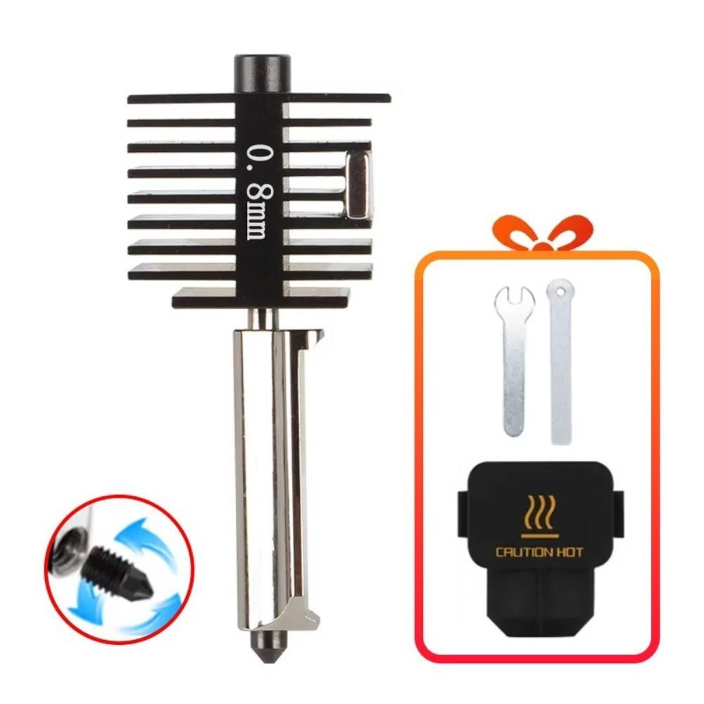With A Wrench Hot End Print Head Print Head Extruder Kit for Bambu Lab A1/A1 Mini