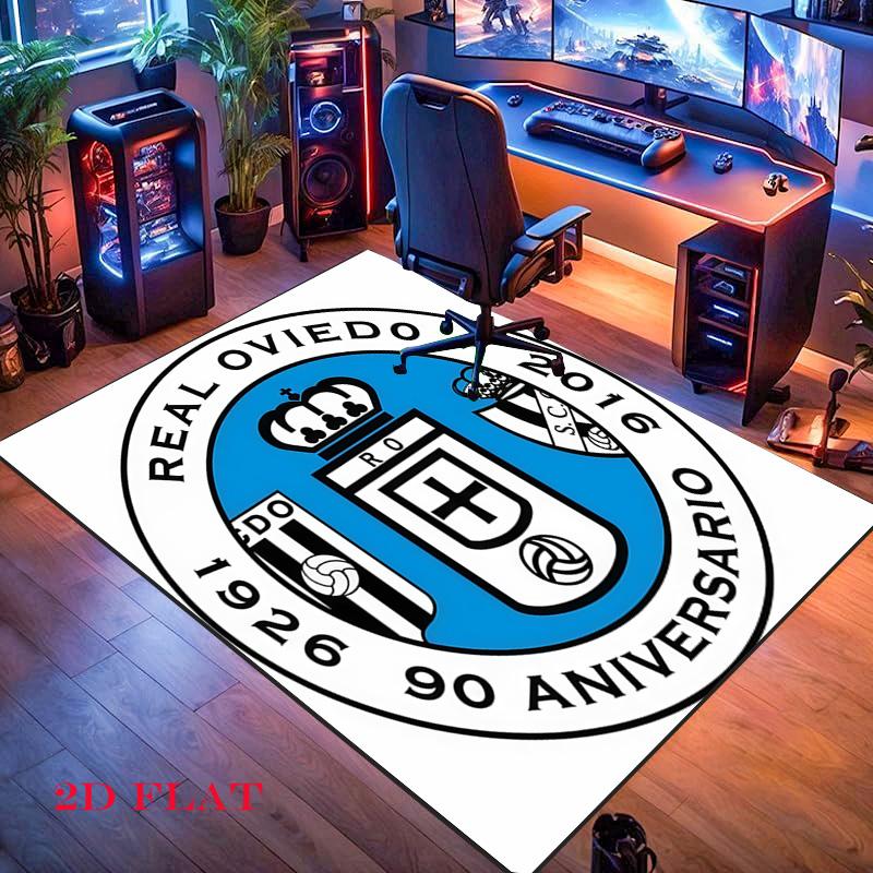 Real Oviedo Carpet Rug for Living Room Bedroom Home Sofa Decoration,Kids play Nonslip Floor Mat