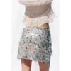 Summer New Product Women's Clothes French Style Design Sequin Punk Fashion Elegant Mini Short Skirt 3920721