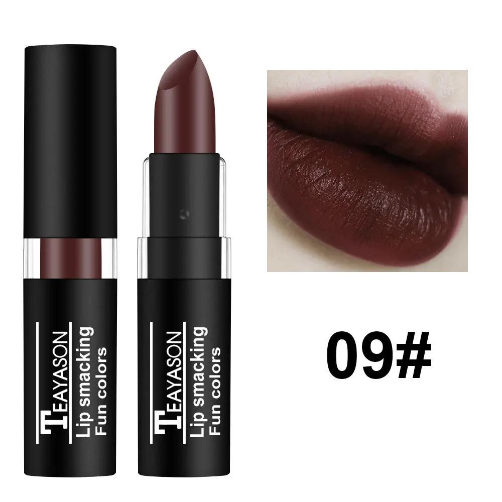 Sexy Matte Coloured Velvet Lipstick Long Lasting Non Fading Non-stick Cup Solid Lip Gloss Party Lips Makeup Cosmetics