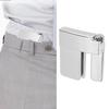 Sturdy Black/Silver Belt Buckle ABS 5.8*5.1*1.35CM Pant Waist Clip Waist Adjuster Travel Use
