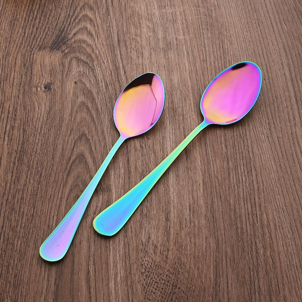 1/4Set Silver Food Portable Dinnerware Cutlery Stainless Steel Fkatware Fork Knife Spoon Dinner Set Silverware Tableware Set