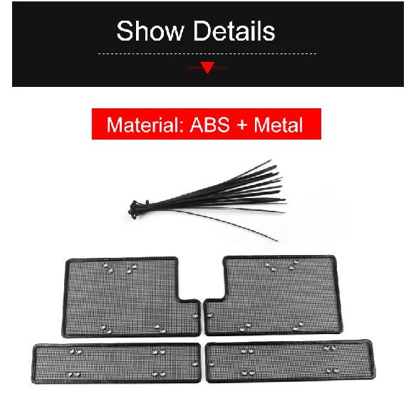 For Toyota RAV4 XA50 2019 2020 2021 2022 2023 2024 RAV 4 Hybrid Car Front Grille Insect Screen Exterior Parts Accessories