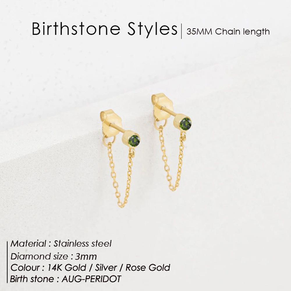 eManco Tassel Colorfast Rhinestone Earrings - European & American Light Luxury, Personalized & Versatile Studs