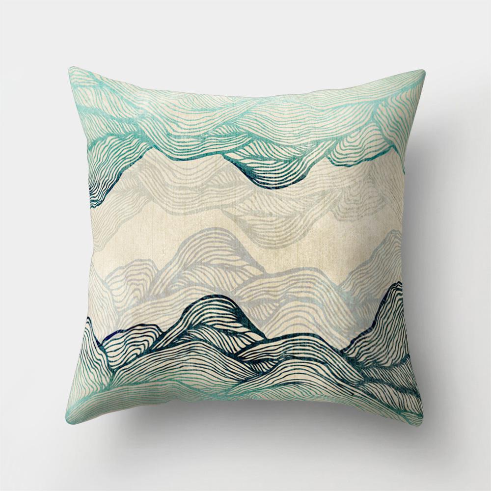 Corrugated Pillowcase Sofa Pillowcase Creative Home Car Cushion Office Pillowcase