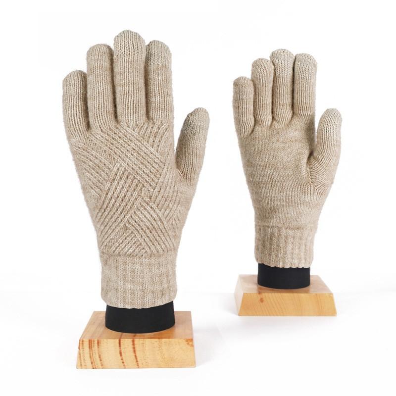 Touchscreen Knit Winter Gloves Cycling Outdoor Use Warm Windproof Unisex
