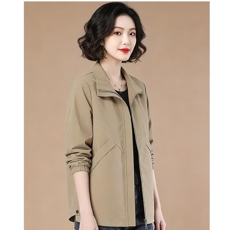 EST+II Women's Minimalist Lapel Loose-Fit Jacket