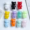 Epoxy Three-Dimensional Color Bear Mobile Phone Airbag Bracket Cute Transparent Paste Retractable Wind Ring Buckle