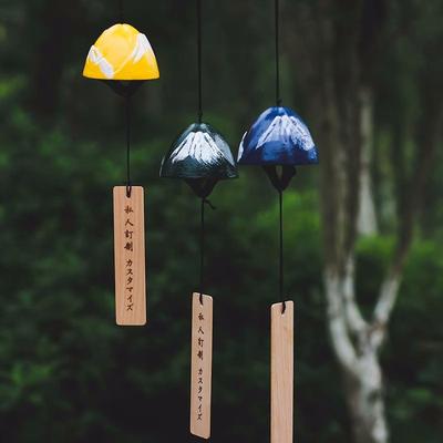 Japanisches Windspiel, Glücksbringer-Tempel, Windglocke, Anhänger, Klangklöppel, Dekoration für Zuhause, Garten, Außenbereich, Eisenglocke, hängende Ornament-Dekoration