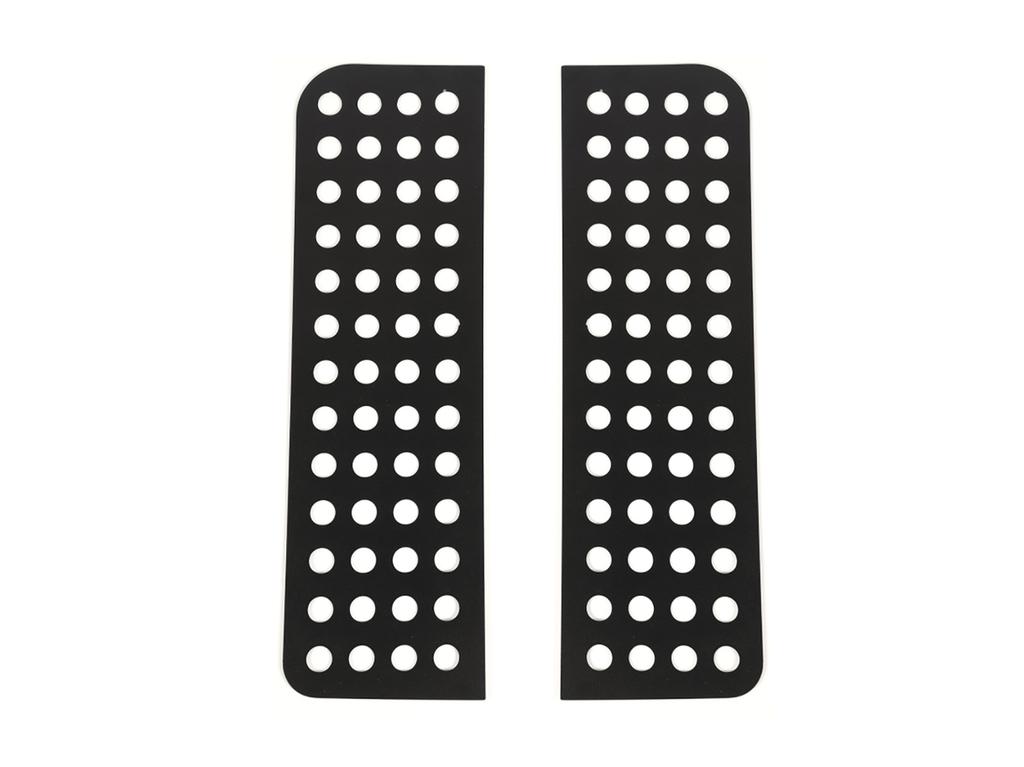 Car Rear Triangle Window Glass Panel Decoration Cover Stickers for Jeep Wrangler JK 4-Doors 2007-2017 Auto Exterior Accessories