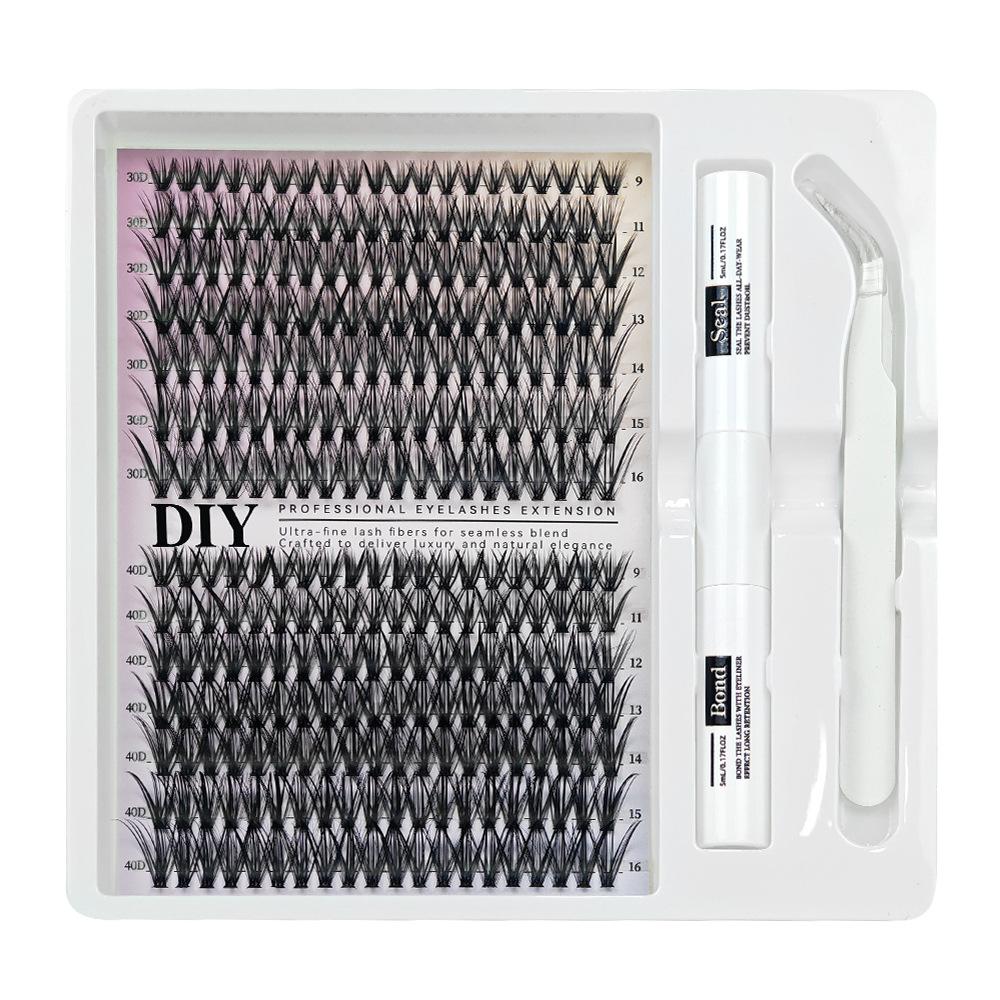 False Eyelashes False Eyelashes 30D40D False Eyelashes 240 Tufts False Eyelashes Book