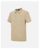 Men's Jacquard Letter Polo Shirt