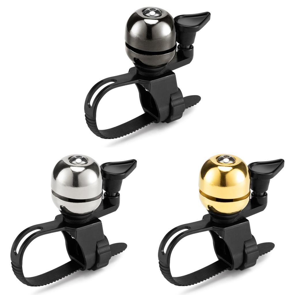 Bicycle Mini Ball Shaped Bell With Copper Horn For Mountain Bike Cycling Gear