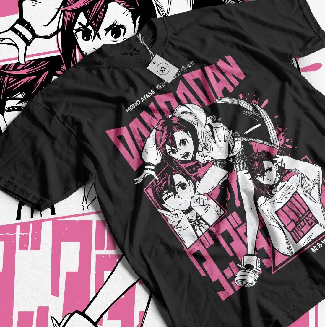 

Short Sleeved Round Neck Y2k Tshirt Men New in Top & Tees Mens T-Shirt Camisetas Dandadan Seiko Ayase Cosplay Momo Anime 7031... 5XL різнокольоровий