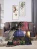 Wicked for Good Glinda  Elphaba Flannel Blanket Soft Warm Throw Kids Home Decor Bedspread Sofa Cover