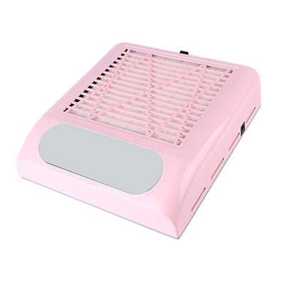 80W Electric Nail Dust Collector Vacuum Cleaner 2 Levels Adjustable Speed Nails Art Salon Tool with Strainer Mesh