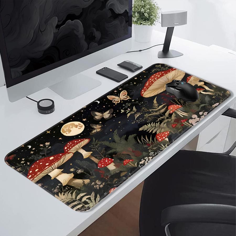 Cute Mushroom Mouse Pad Game Console Pad Computer Laptop Pad Keyboard Mouse Pad office Pad Desk accessories rubber 220x180x2mm