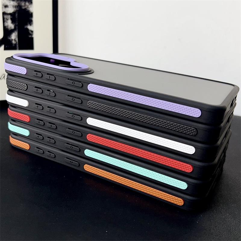 Dual-Tone Matte Samsung S26ultra Phone Case for S25/S24, A55/A07, and A16/A05s
