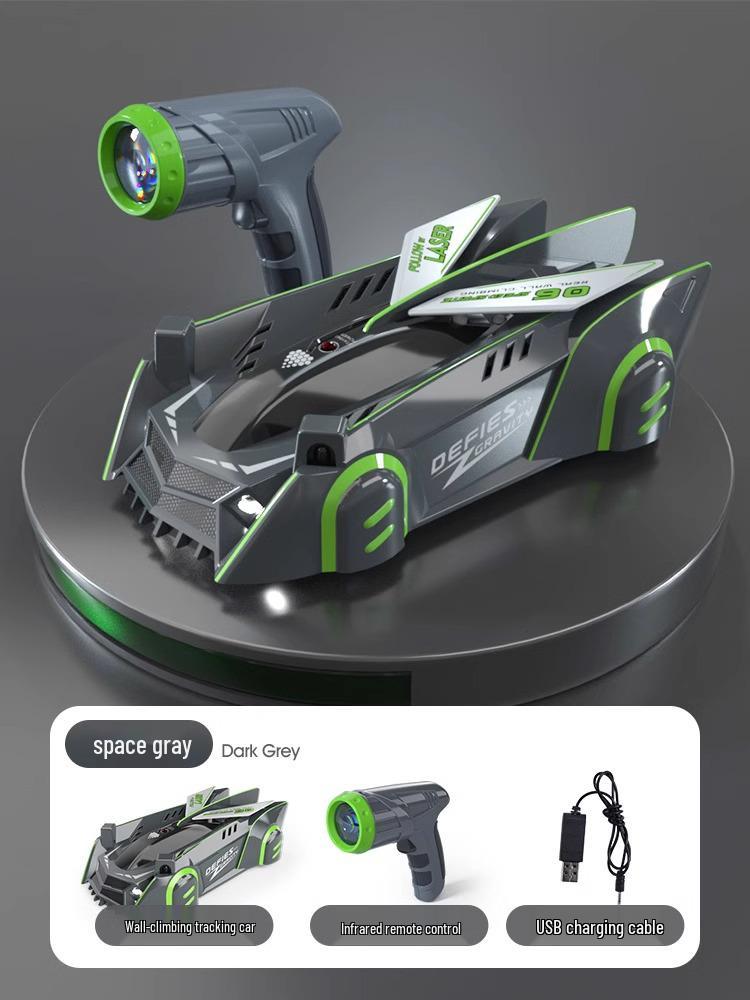 

Remote Control Infrared Stunt Car - Light-Sensing, Wall-Climbing Toy