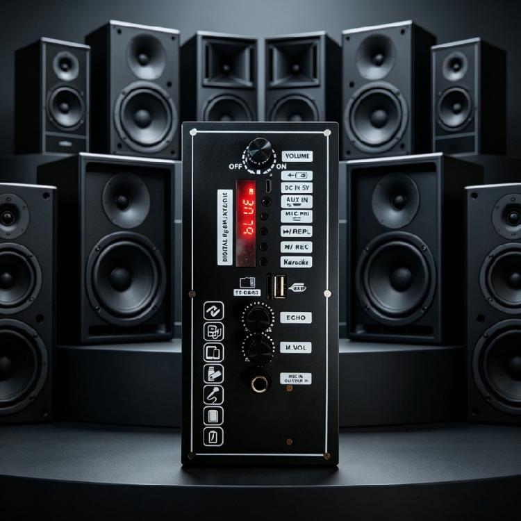 Bluetooth-Compatible Sound Amplifier Module With FM Radio USB Memory Card Support Remote Control For Speaker Karaoke
