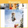 Creative Acrylic Cat Decoration For Car Rearview Mirror Unique Keychain Pendant For Personalized Interior Decor
