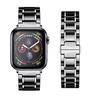 Ceramic Metal strap for Apple watch 45mm 44mm 41mm 42mm 46mm Replacement bracelet Wristband iwatch Ultra 10 9 8 7 6 5 4 SE band