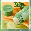Solid Green Tea Cleaning Facial Mask, Deep Clean Pores, Not Tight, Portable Moisturizing Oil Control Skin Care Good