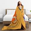 The Tiger Who Came to Tea Fleece Throw Blankets Cartoon Book for Bedding Knitted Blanket Outdoor Lightweight Thin Portable Quilt