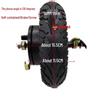8-Inch Brushless Rear Hub Motor: 24V/36V Drum Brake, Solid Tire