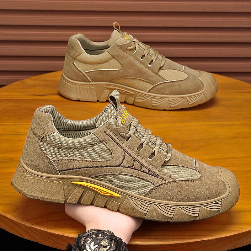 Men's Labor Insurance Shoes Autumn New Men's Fashion Lace-up Men's Versatile Outdoor Casual Shoes Sports Shoes Men's Board Shoes