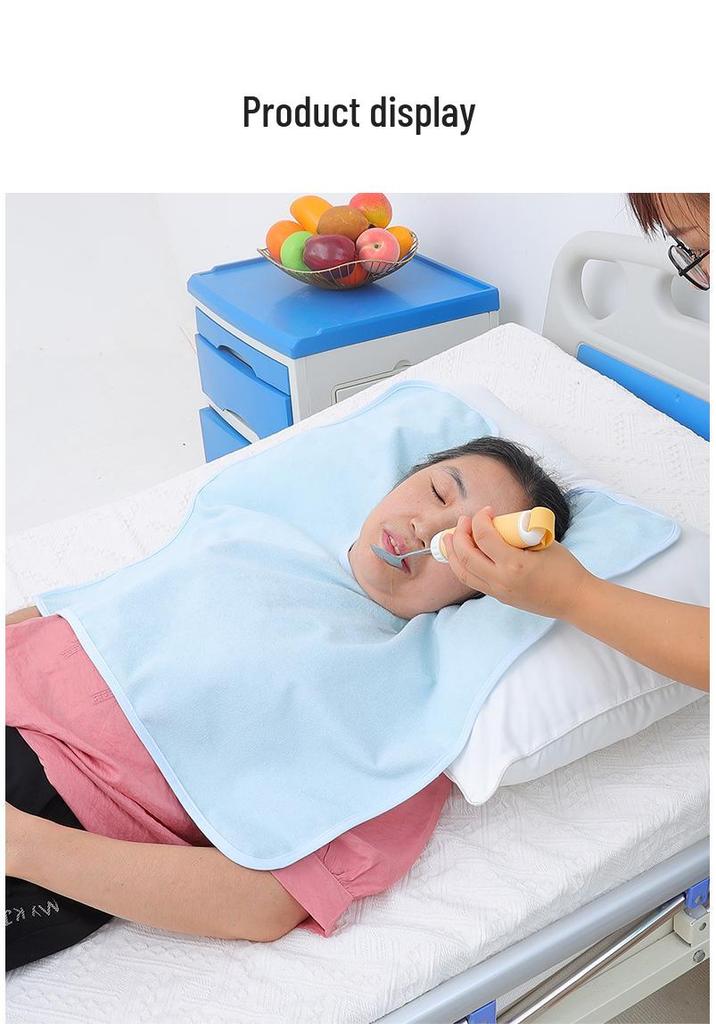 Waterproof Adult Drool Bib for Elderly - Leak-Proof Dining Apron