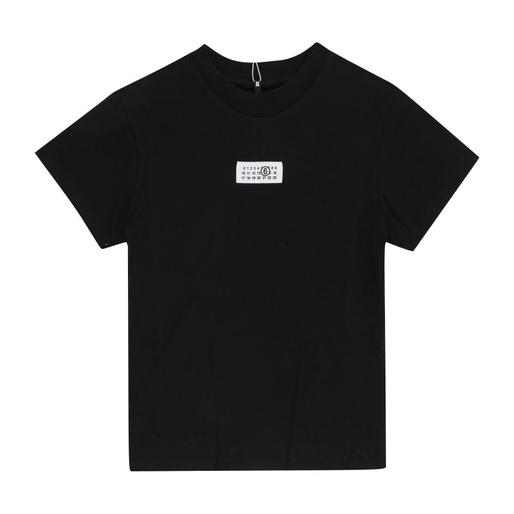 MaiSon Margiela Women S T ShirT Mm6 Numbering Logo paTch S52gc0327 M20170 S52GC0327 M20170 900 (L)