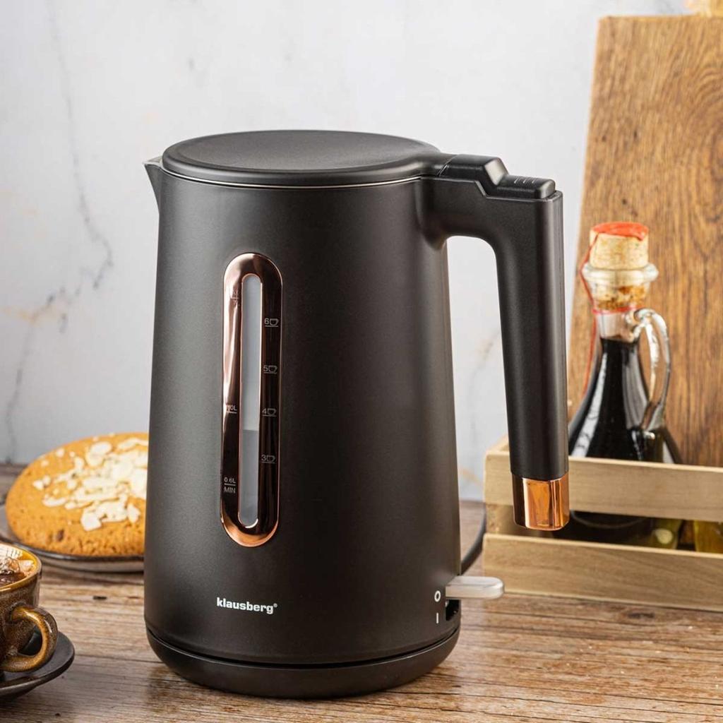 Czajnik elektryczny 1,7l klausberg kb-7889 rose gold