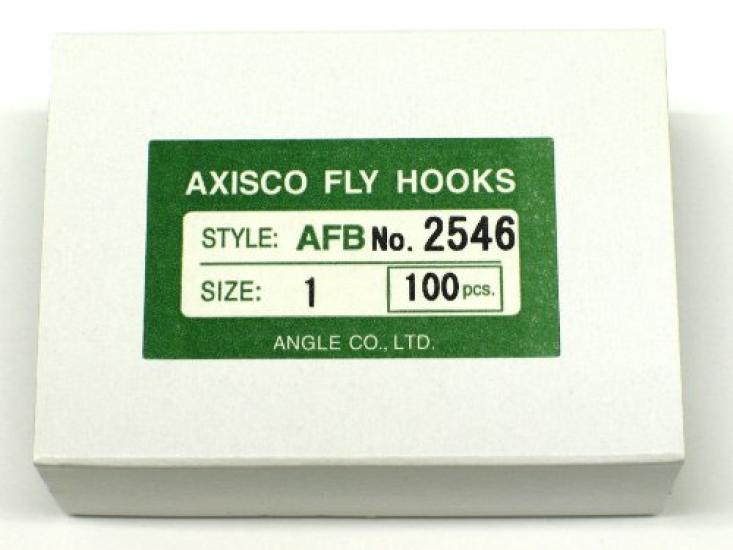 AXISCO Fly Hooks AFB Fishing Hooks (100-Pack) 2546-#1