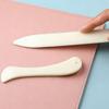 2Pcs Leather Craft Bone Folder Smooth Edge Scoring Creasing Tool Durable Leather Working Accessory for DIY Handmade Leather Projects