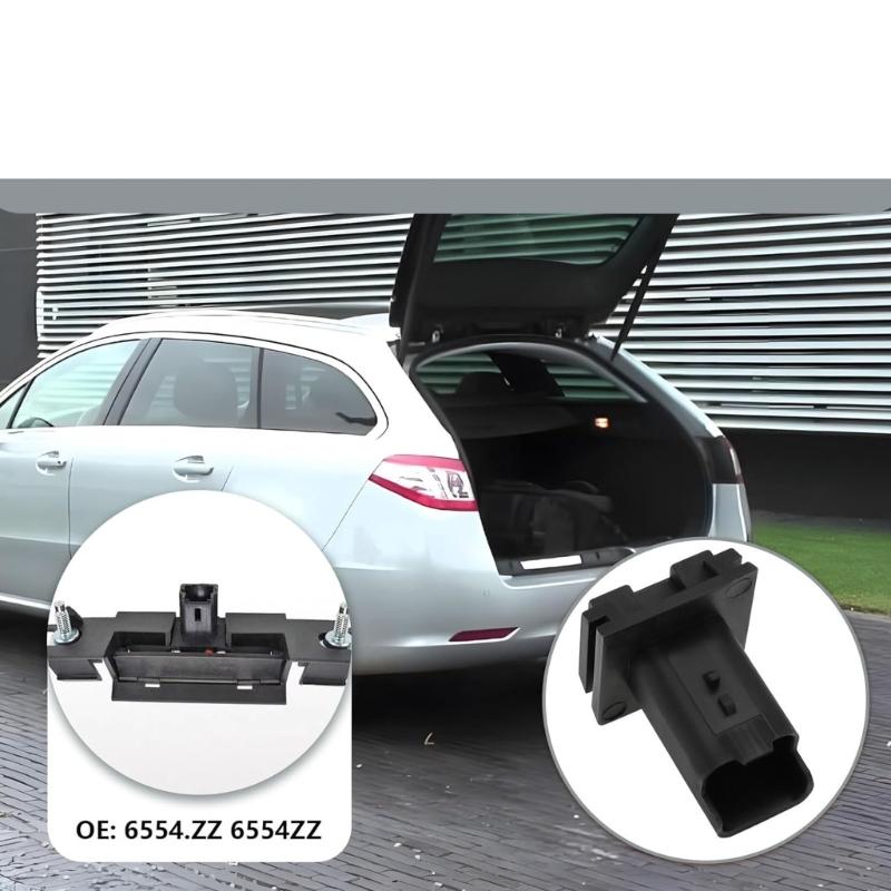 Heckklappenentriegelungsschalter 6554ZZ Auto Kofferraumentriegelungsschalter Heckklappe Kofferraum Öffnungstaste für C4 307 407