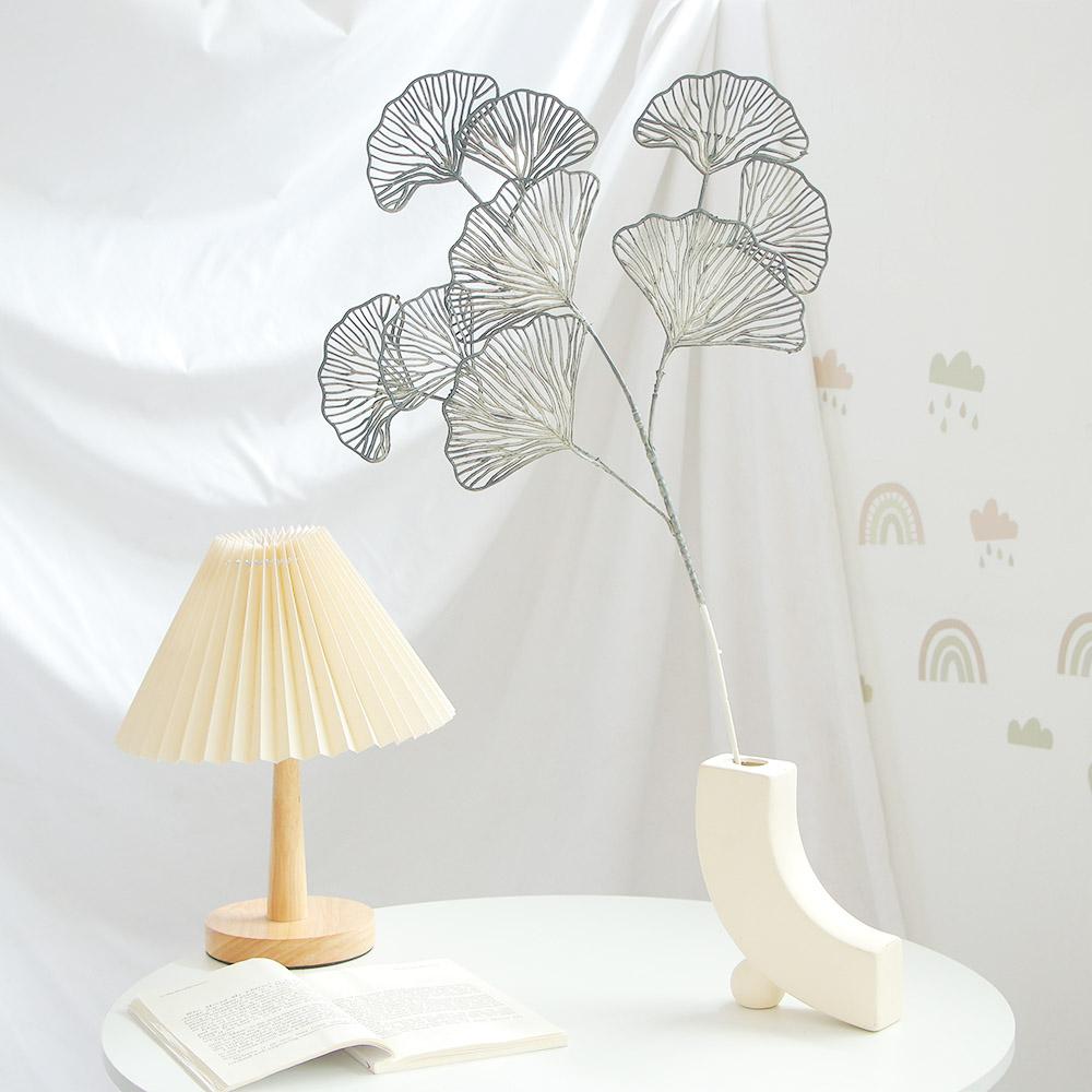 

Persian Leaves Home Decoration 3-pronged Fake Flowers Ginkgo Leaf Party Supplies Fan Leaf помаранчевий