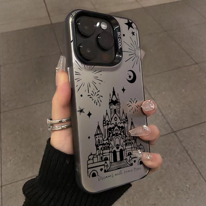 Firework Castle Pattern Shockproof Phone Case For  Mi 11 Lite 5G 14 13T 13 12T 12X Poco F5 X5 X6 M6 Pro Hard Matte Cover